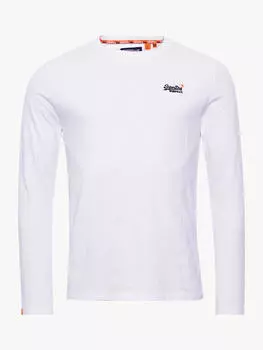 Винтажная футболка с длинными рукавами Superdry из органического хлопка
