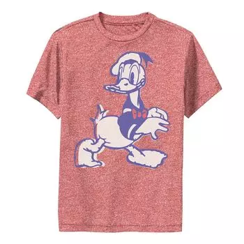 Винтажная футболка с изображением портрета и эскиза Disney's Donald Duck для мальчиков 8–20 лет Licensed Character