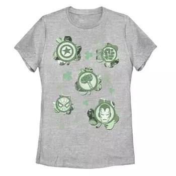 Винтажная футболка с изображением Святого Патрика для юниоров Marvel Shamrock Heroes Licensed Character
