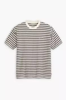 Винтажная футболка с красной нашивкой Levi'S, белый