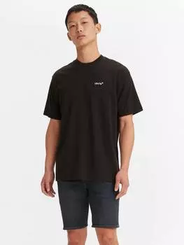 Винтажная футболка с красным язычком Levi's, цвет Mineral Black