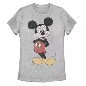 Винтажная футболка с Микки Маусом Disney для юниоров в позе Микки Licensed Character