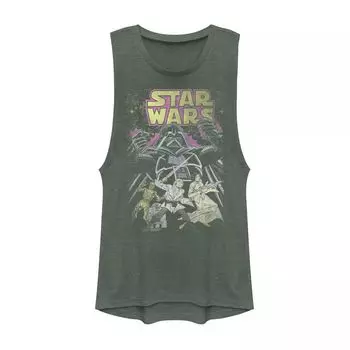 Винтажная футболка с мускулами для подростков с изображением «Звездных войн» и комиксов Star Wars