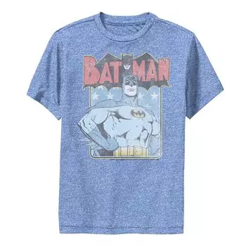 Винтажная футболка с плакатом и комиксами DC Comics для мальчиков 8–20 лет с Бэтменом Licensed Character