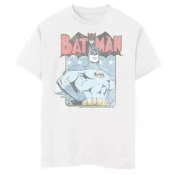 Винтажная футболка с плакатом и комиксами DC Comics для мальчиков 8–20 лет с Бэтменом Licensed Character