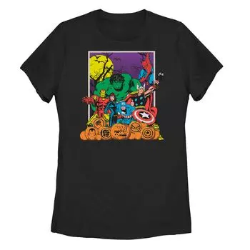Винтажная футболка с плакатом на Хэллоуин для детей Marvel Avengers Licensed Character