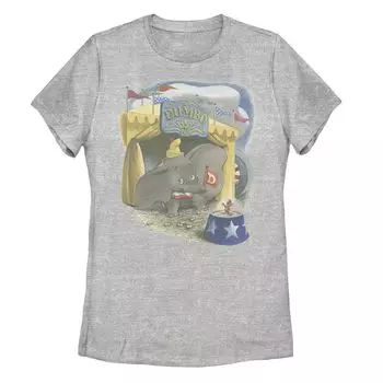 Винтажная футболка с портретом для юниоров Disney Dumbo Timothy Circus Tent Licensed Character