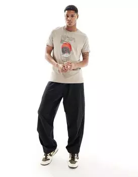 Винтажная футболка с принтом на груди Alpha NASA Alpha Industries