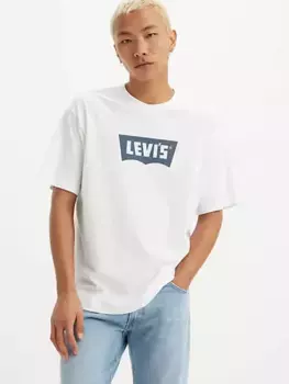 Винтажная футболка с рисунком «крылья летучей мыши» Levi's, белый