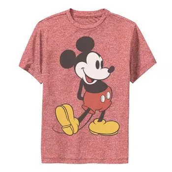 Винтажная футболка с рисунком «Микки Маус» для мальчиков 8–20 лет Disney's Licensed Character