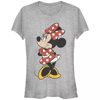 Винтажная футболка с рисунком Минни Маус для детей Disney's Minnie Mouse Pose, цвет Athletic Heather