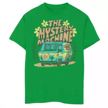 Винтажная футболка с рисунком The Mystery Machine для мальчиков 8–20 лет «Скуби-Ду» Licensed Character
