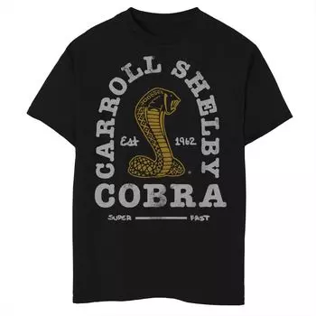 Винтажная футболка со змеиным рисунком Shelby Cobra для мальчиков 8–20 лет Licensed Character