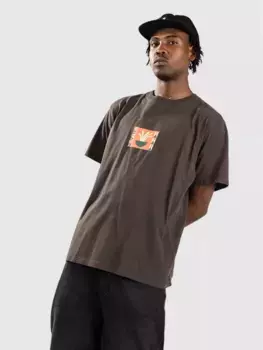 Винтажная футболка «Веточки» Rhythm, черный