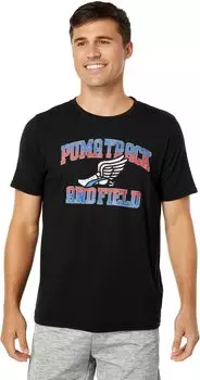 Винтажная футболка Winged Foot PUMA, цвет Puma Black