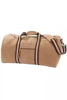 Винтажная холщовая дорожная сумка - 45 литров (2 шт. в упаковке) Quadra, серый