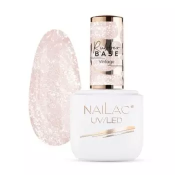 Винтажная каучуковая основа, 7 мл Nailac, цвет vintage