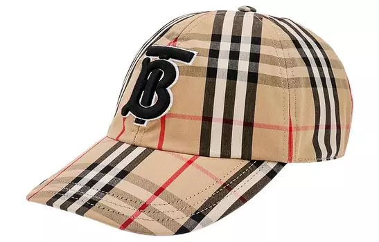Винтажная клетчатая бейсболка Burberry