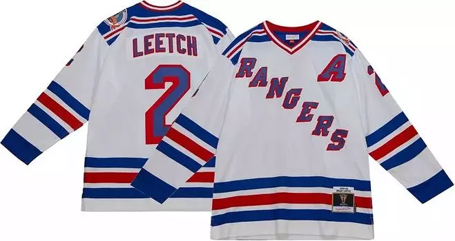 Винтажная копия майки Mitchell & Ness New York Rangers Брайана Литча # 2 1993 года