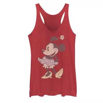 Винтажная майка с изображением Микки и Минни Маус Disney's и портретом Fade Vintage Racerback Licensed Character
