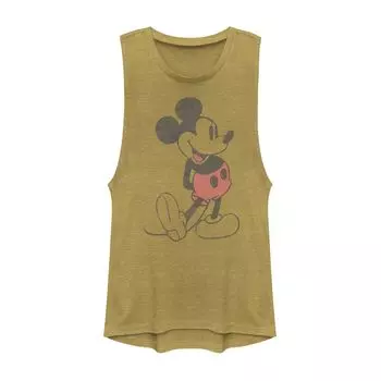 Винтажная майка с мускулистым портретом Disney's Mickey & Friends Микки Маус Licensed Character
