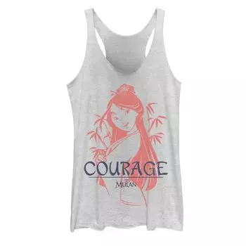 Винтажная майка в тон для юниоров Disney's Mulan Courage Licensed Character