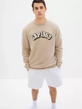 Винтажная мягкая толстовка Gap, бежевый