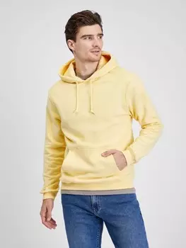 Винтажная мягкая толстовка с капюшоном Gap, желтый