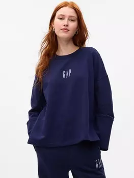 Винтажная мягкая толстовка с логотипом Gap, синий