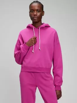 Винтажная мягкая укороченная толстовка Gap, розовый
