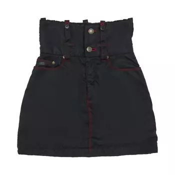 Винтажная нейлоновая юбка Jean Paul Gaultier Черный/Красный