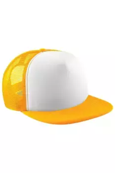 Винтажная однотонная кепка дальнобойщика с застежкой на спине Beechfield, желтый