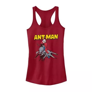 Винтажная портретная майка Marvel Ant-Man для юниоров с изображением муравья верхом Licensed Character