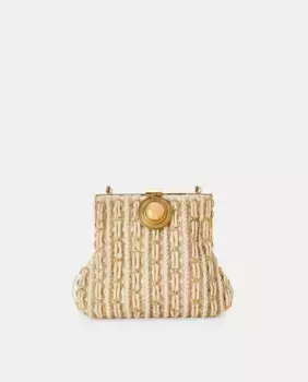 Винтажная праздничная сумка Tintoretto, кремово-белый