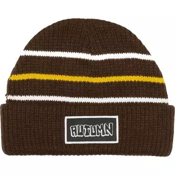 Винтажная шапка Autumn, коричневый