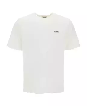 Винтажная стираная футболка свободного кроя Autry, белый