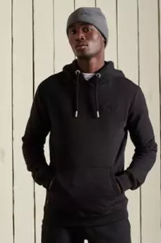 Винтажная толстовка из органического хлопка с вышивкой логотипа Superdry, черный