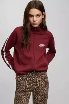 Винтажная толстовка на молнии PULL&amp;BEAR