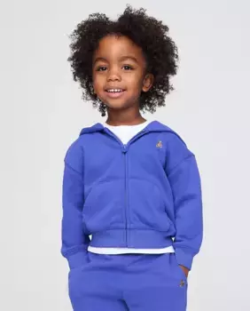 Винтажная толстовка на мягкой молнии для младенцев Gap, синий