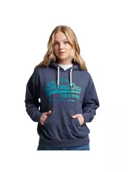 Винтажная толстовка Superdry, синий