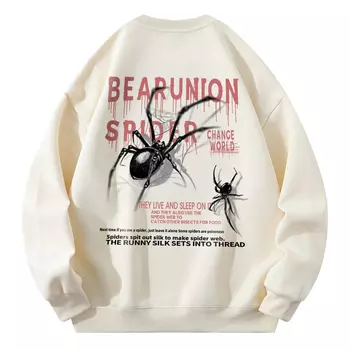 Винтажная толстовка унисекс BEAR UNION, Apricot