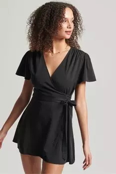 Винтажное мини-платье Superdry, черный