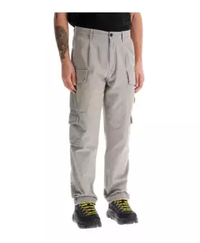 Винтажные армейские брюки-карго с множеством карманов. C.P. Company, серый