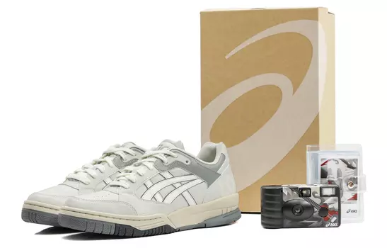 Кроссовки Asics Gel-Spotlyte Vintage Basketball Shoes Unisex Low-Top Beige Gray