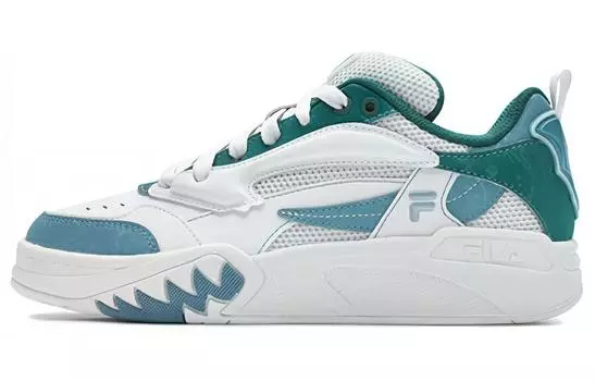Винтажные баскетбольные кроссовки FILA для женщин, White/Green