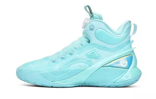 Винтажные баскетбольные кроссовки мужские высокие Tepor, цвет Sky Blue