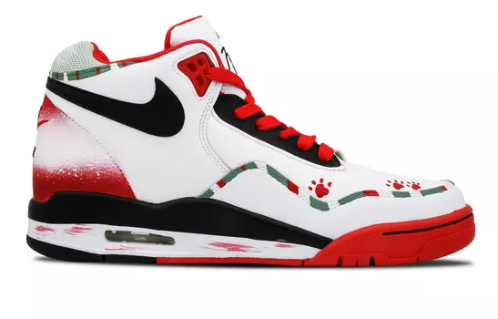 Винтажные баскетбольные кроссовки Nike Flight Legacy унисекс, Dark Team Red/Summit White/White/Black