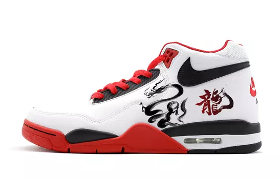 Винтажные баскетбольные кроссовки Nike Flight Legacy унисекс, Dark Team Red/Summit White/White/Black