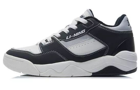 Винтажные баскетбольные кроссовки женские низкие черные Lining