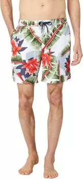 Винтажные гавайские шорты для плавания Superdry, цвет Optic Banana Leaf